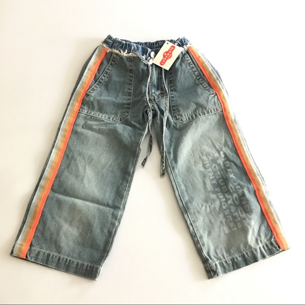 Vintage Cakewalk cropped jeans pants 2 boys deadstock